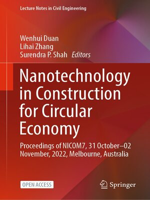cover image of Nanotechnology in Construction for Circular Economy